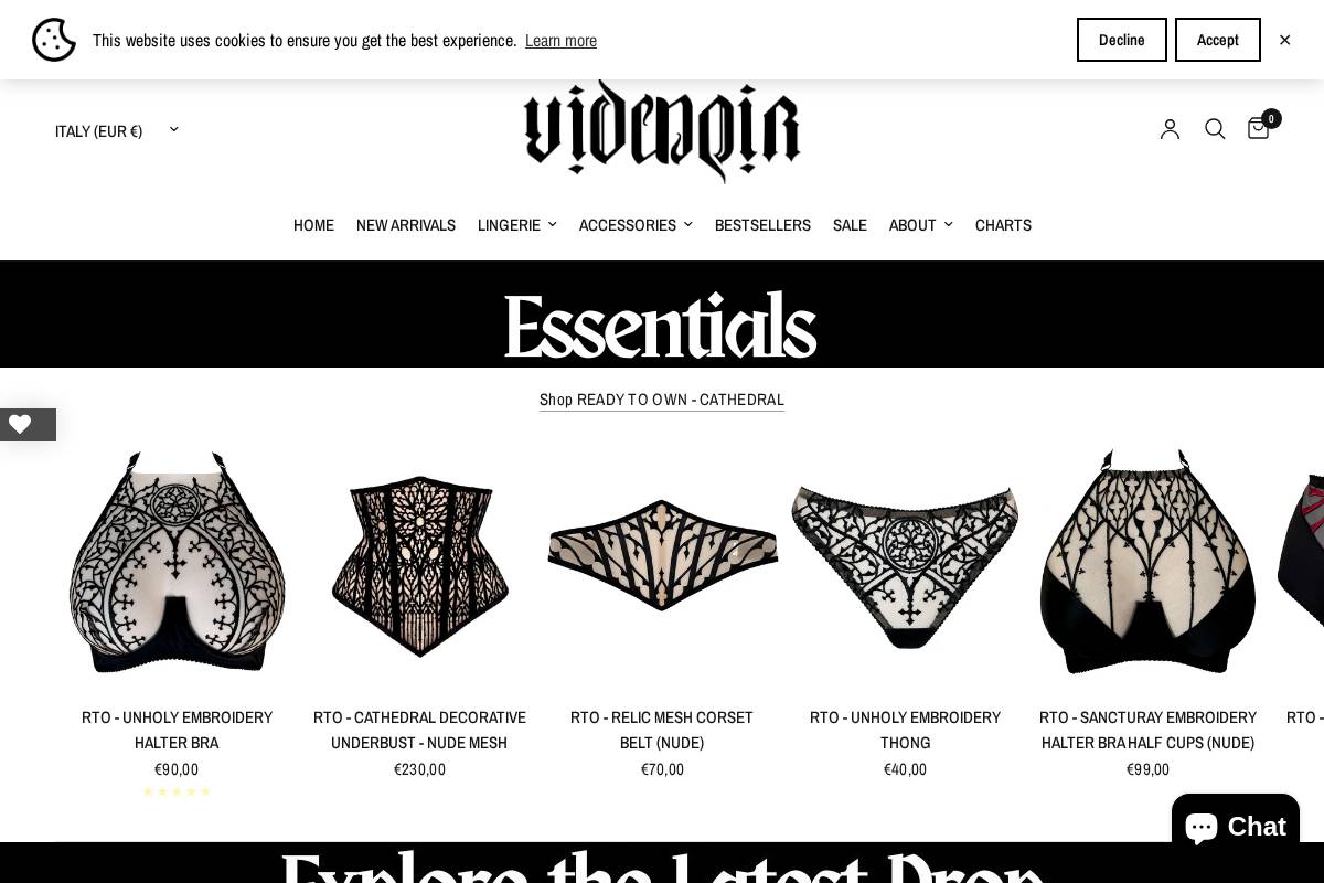 Videnoir homepage screenshot