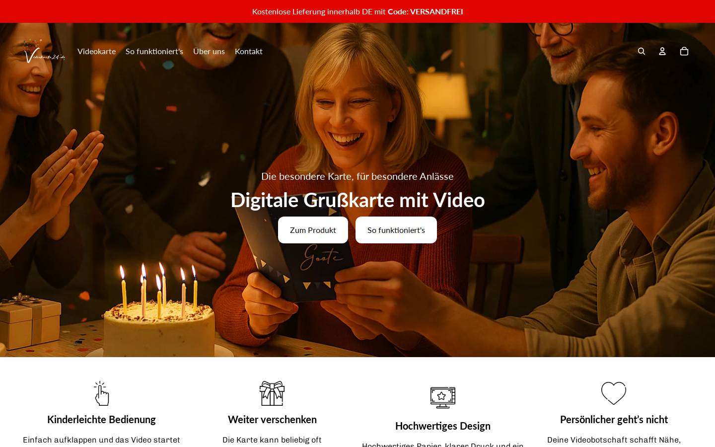videokarte24.de homepage screenshot