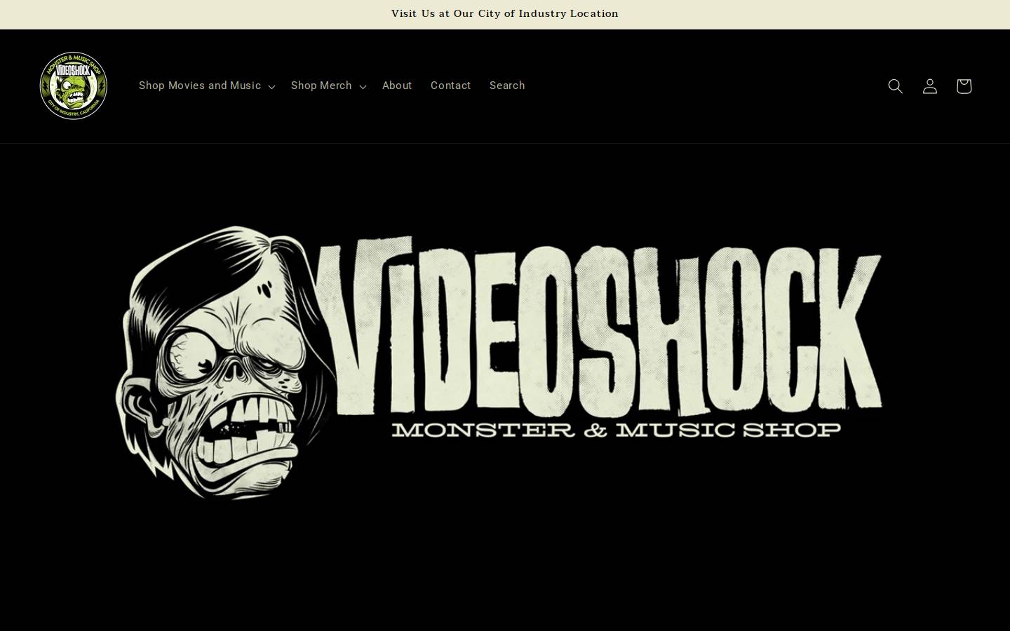 videoshock.net homepage screenshot