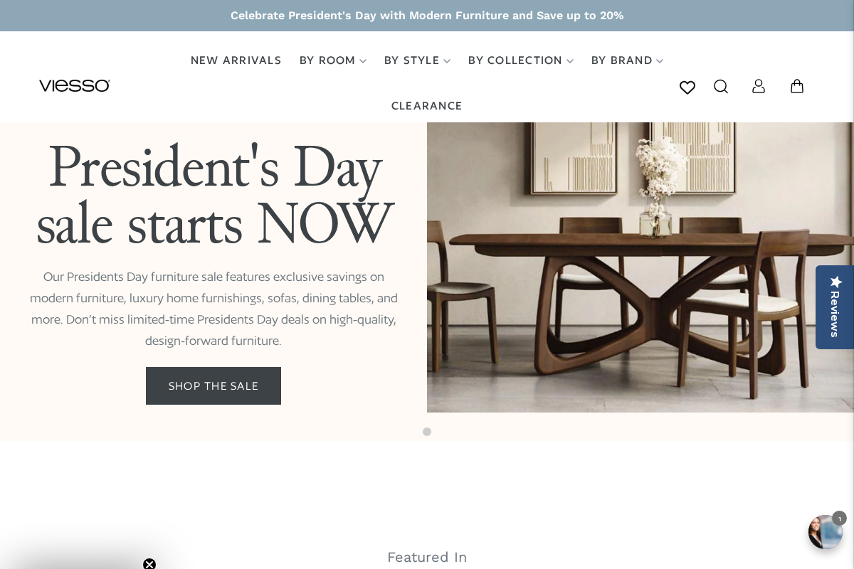 Viesso homepage screenshot