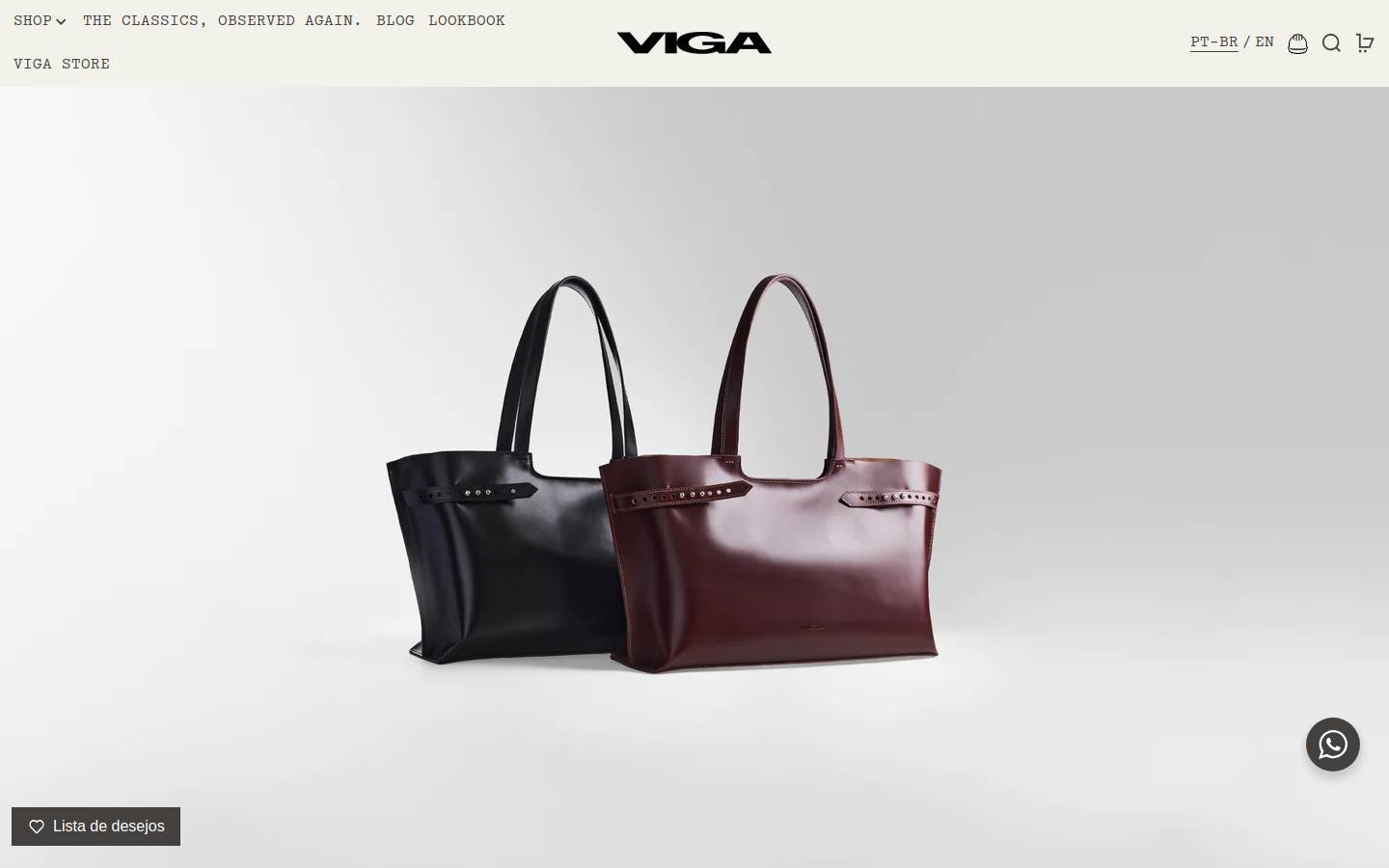 vigashoes.com homepage screenshot