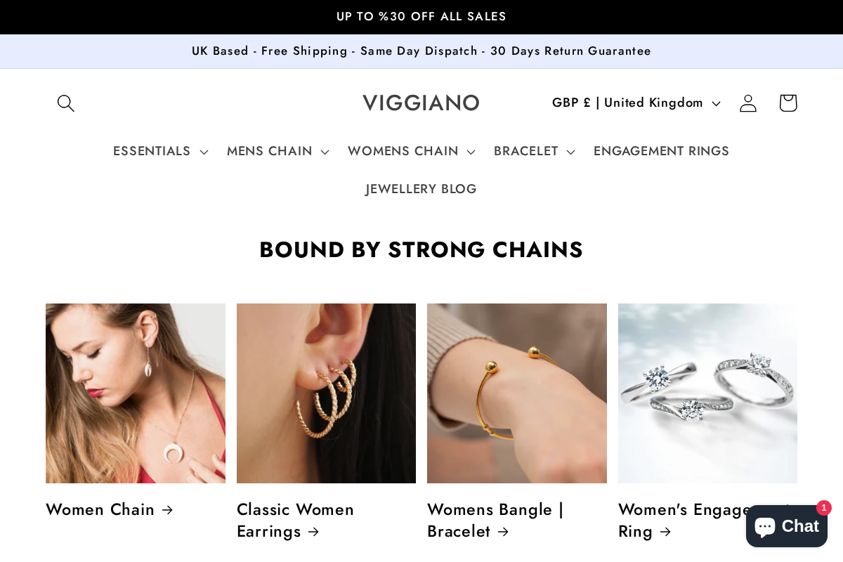Viggianojewellery homepage screenshot