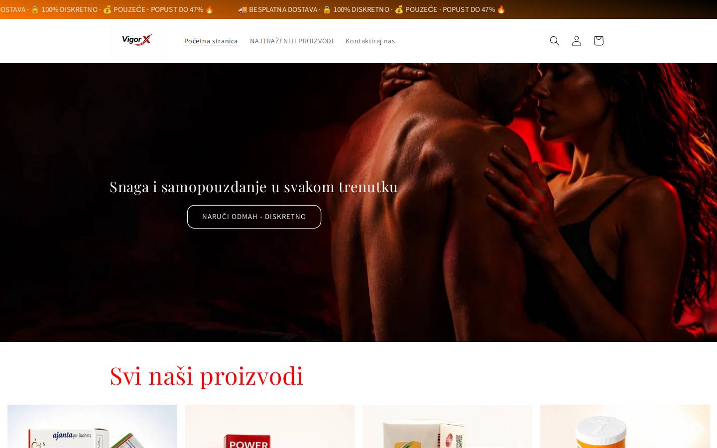 vigorx.info homepage screenshot