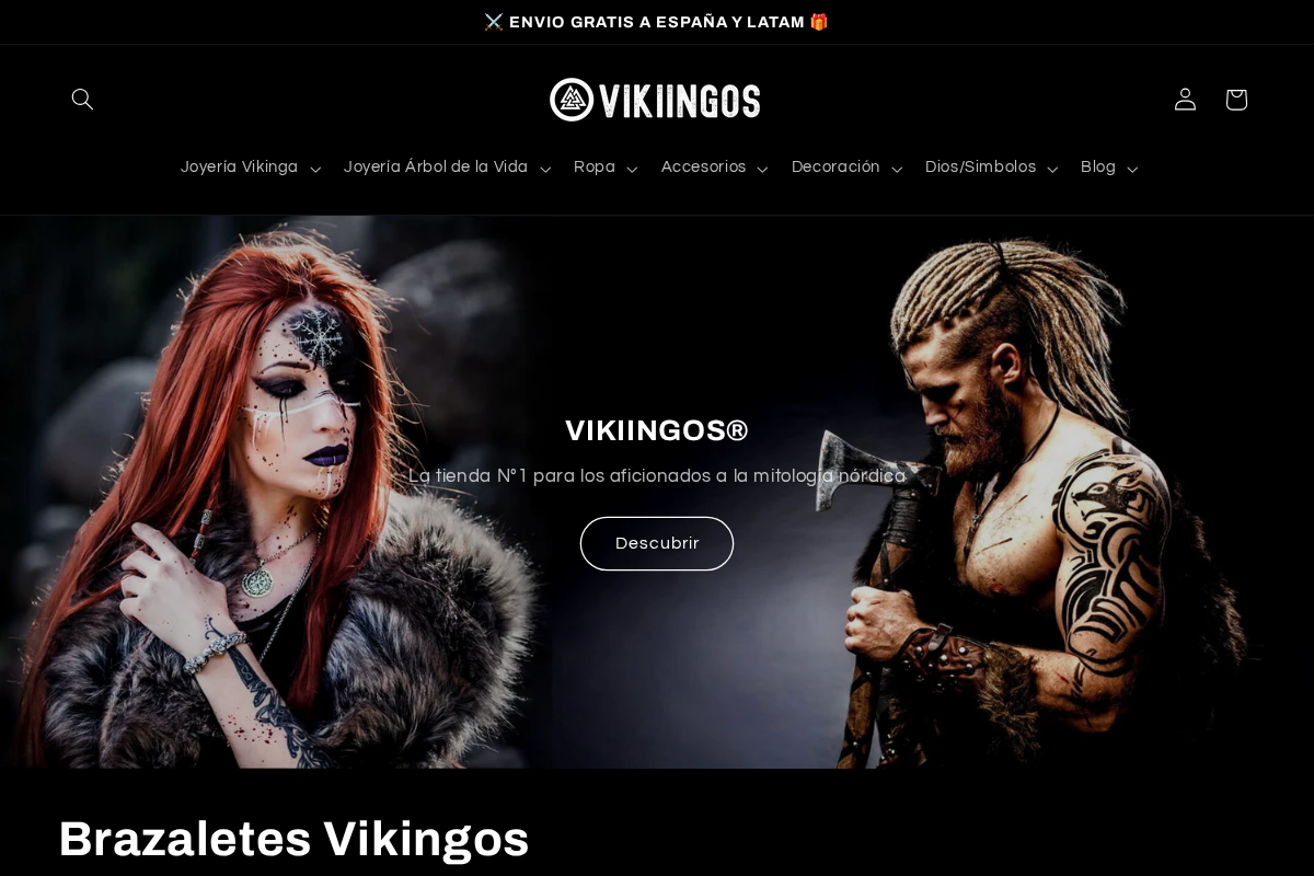 VIKIINGOS® homepage screenshot