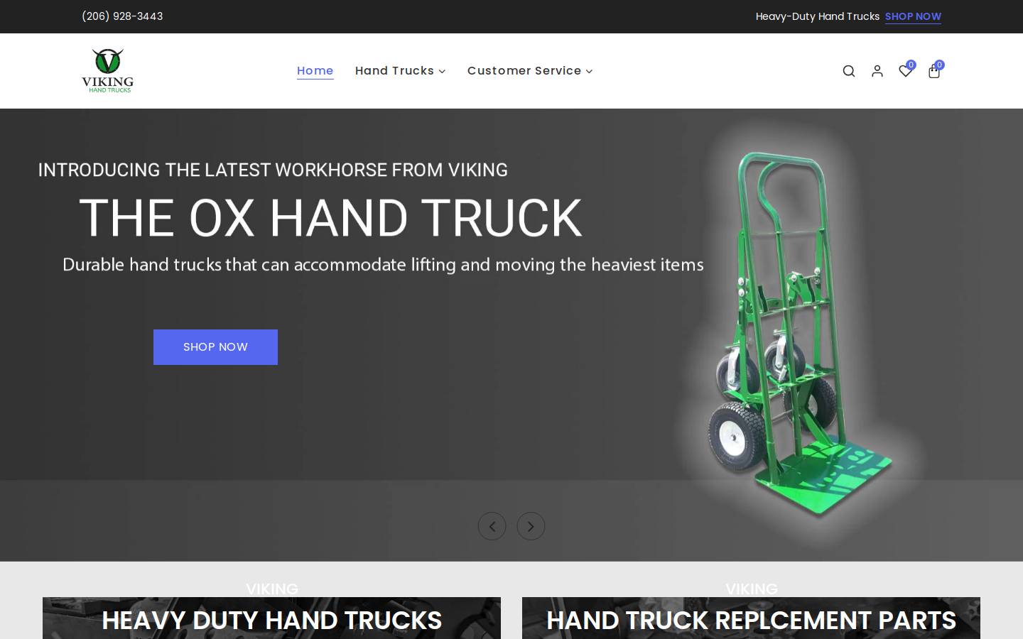 vikinght.com homepage screenshot
