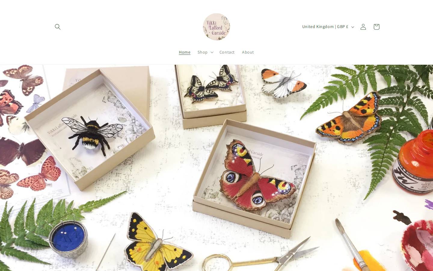 vikkilaffordgarside.com homepage screenshot