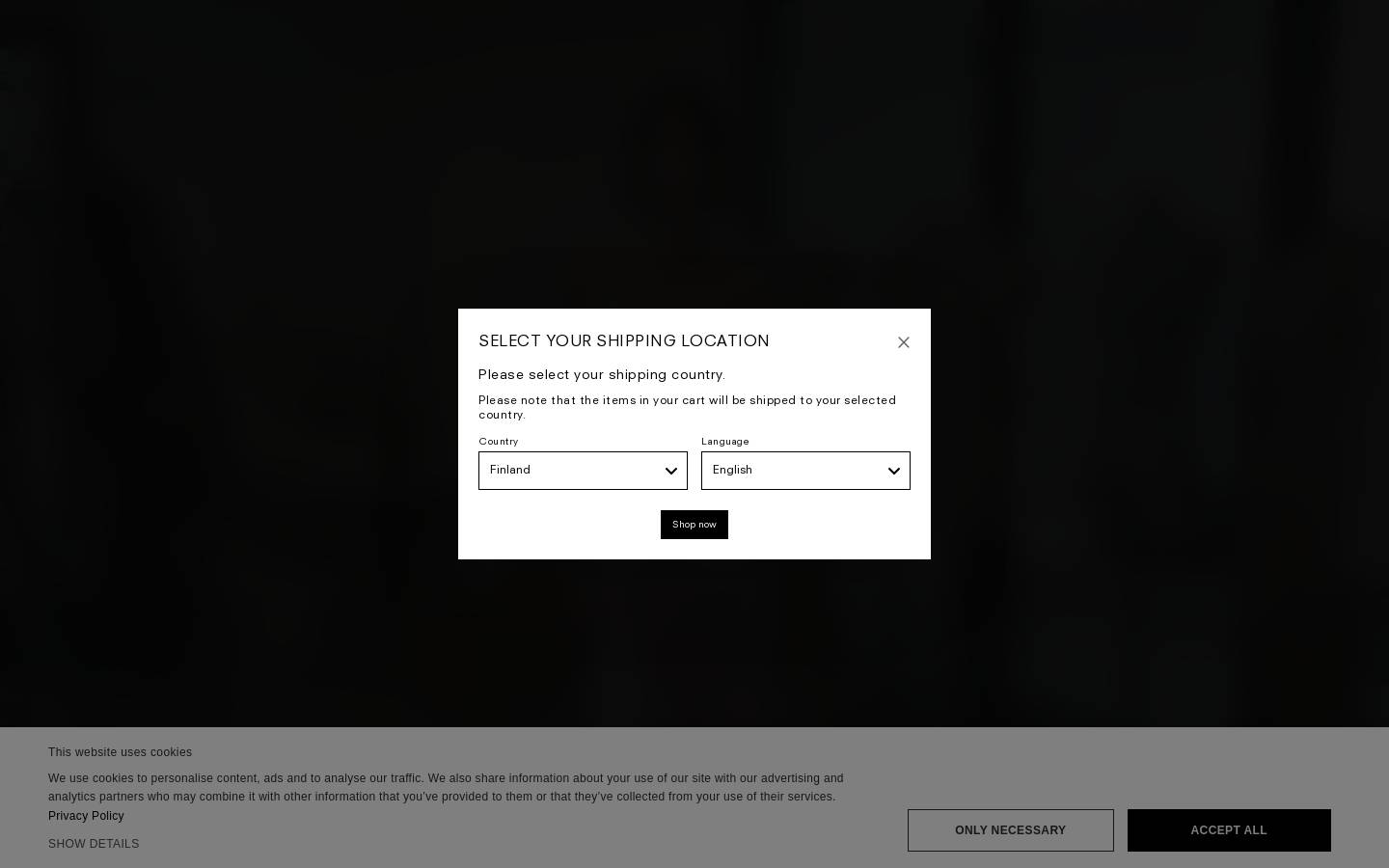 Viktor & Rolf homepage screenshot