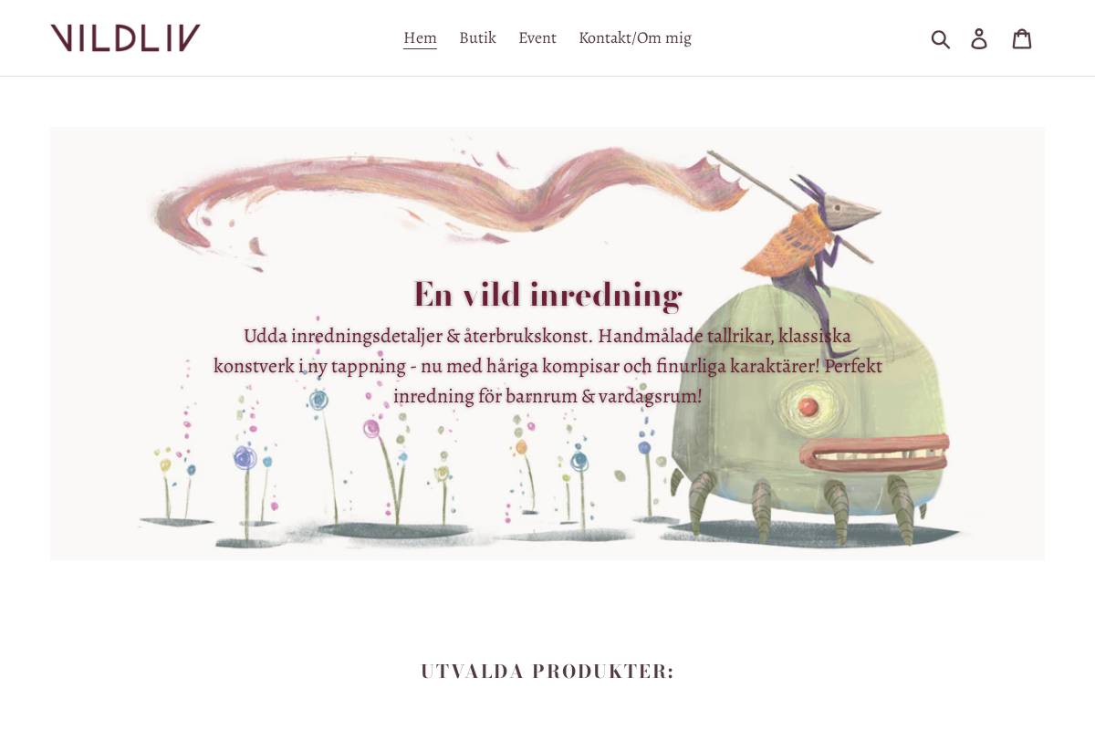 vildliv.com homepage screenshot