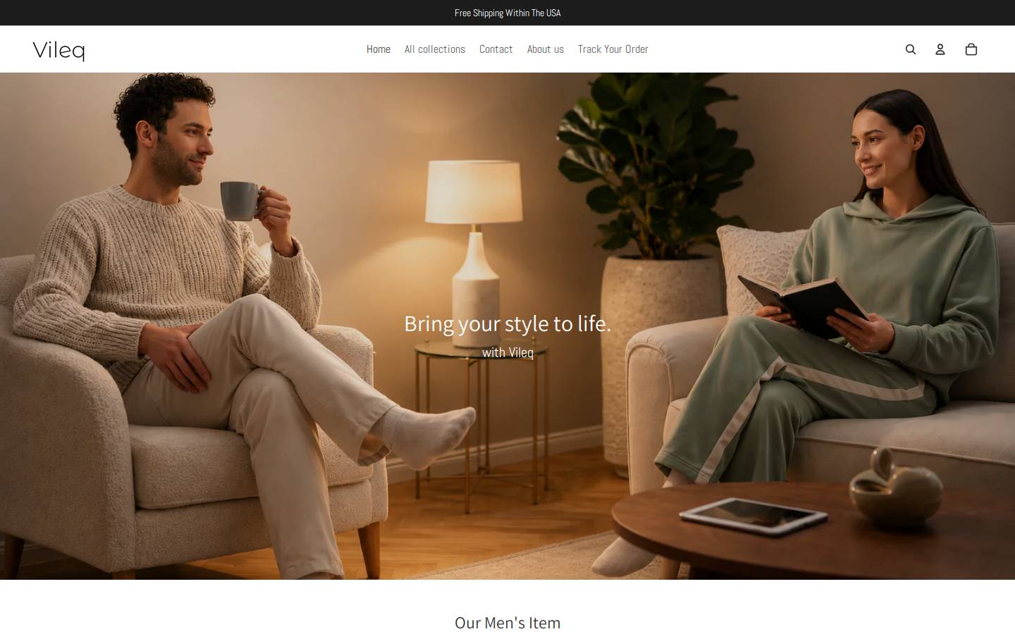 vileq.com homepage screenshot