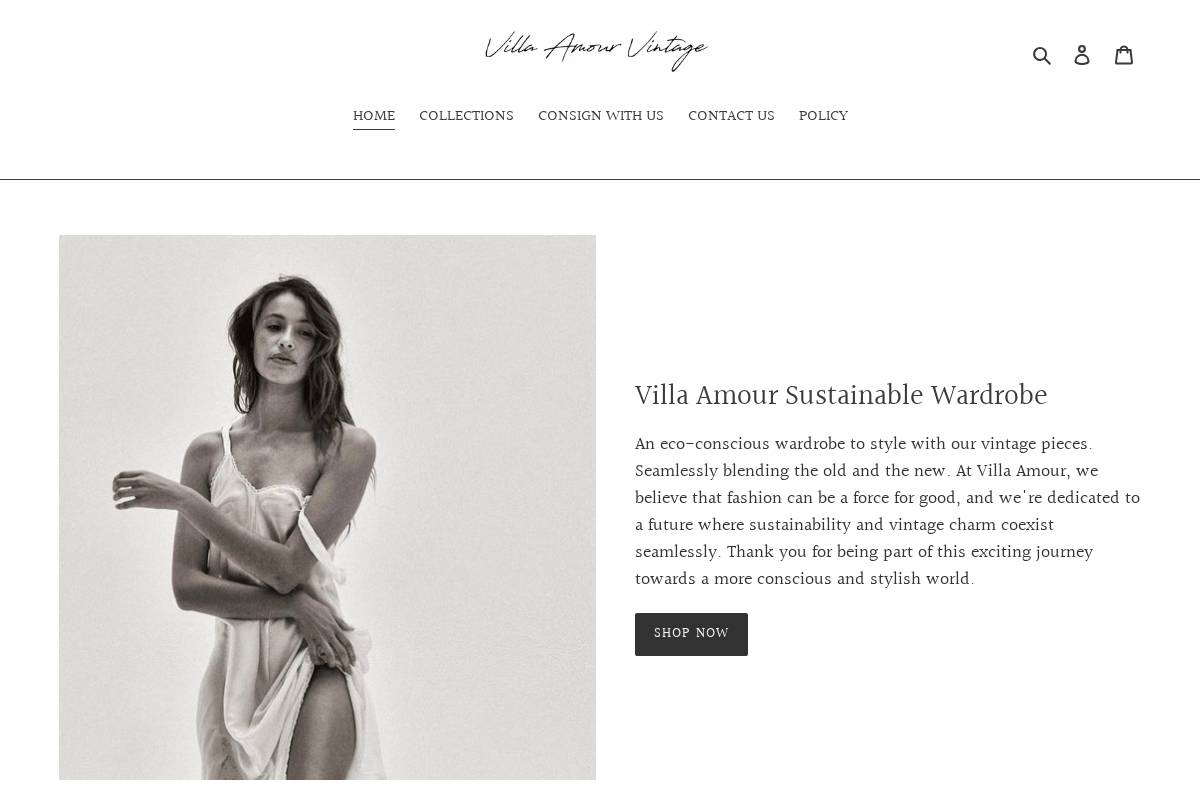 villa-amour.com homepage screenshot