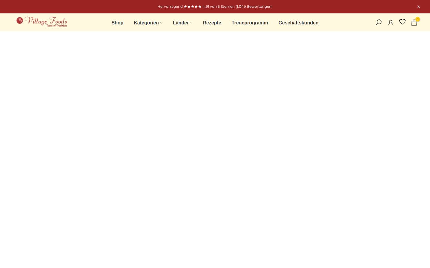 villagefoods.de homepage screenshot