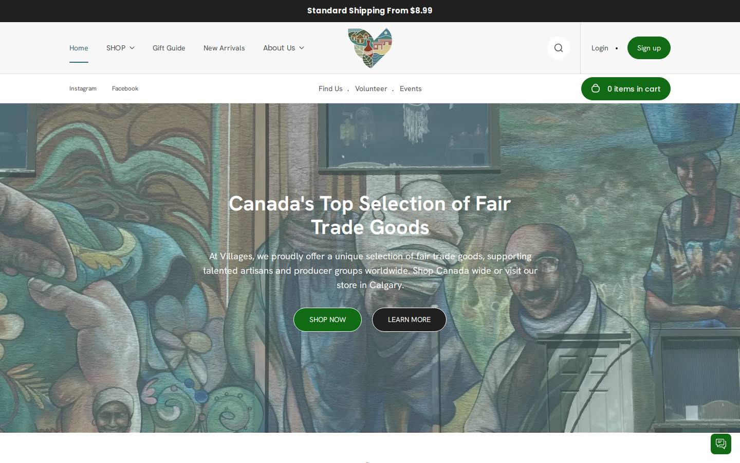 villagescalgary.ca homepage screenshot