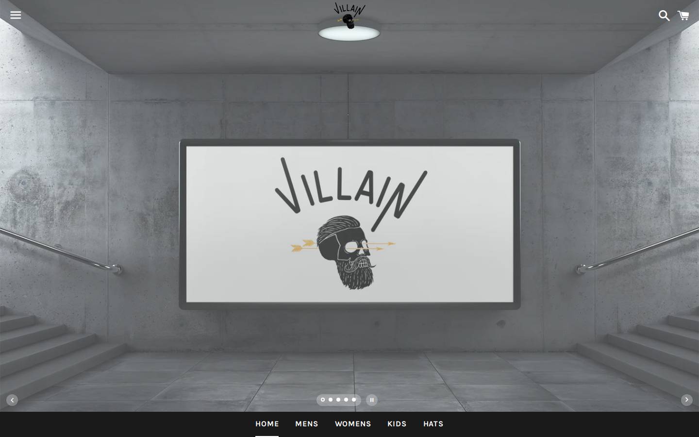 villainspeedshop.com homepage screenshot