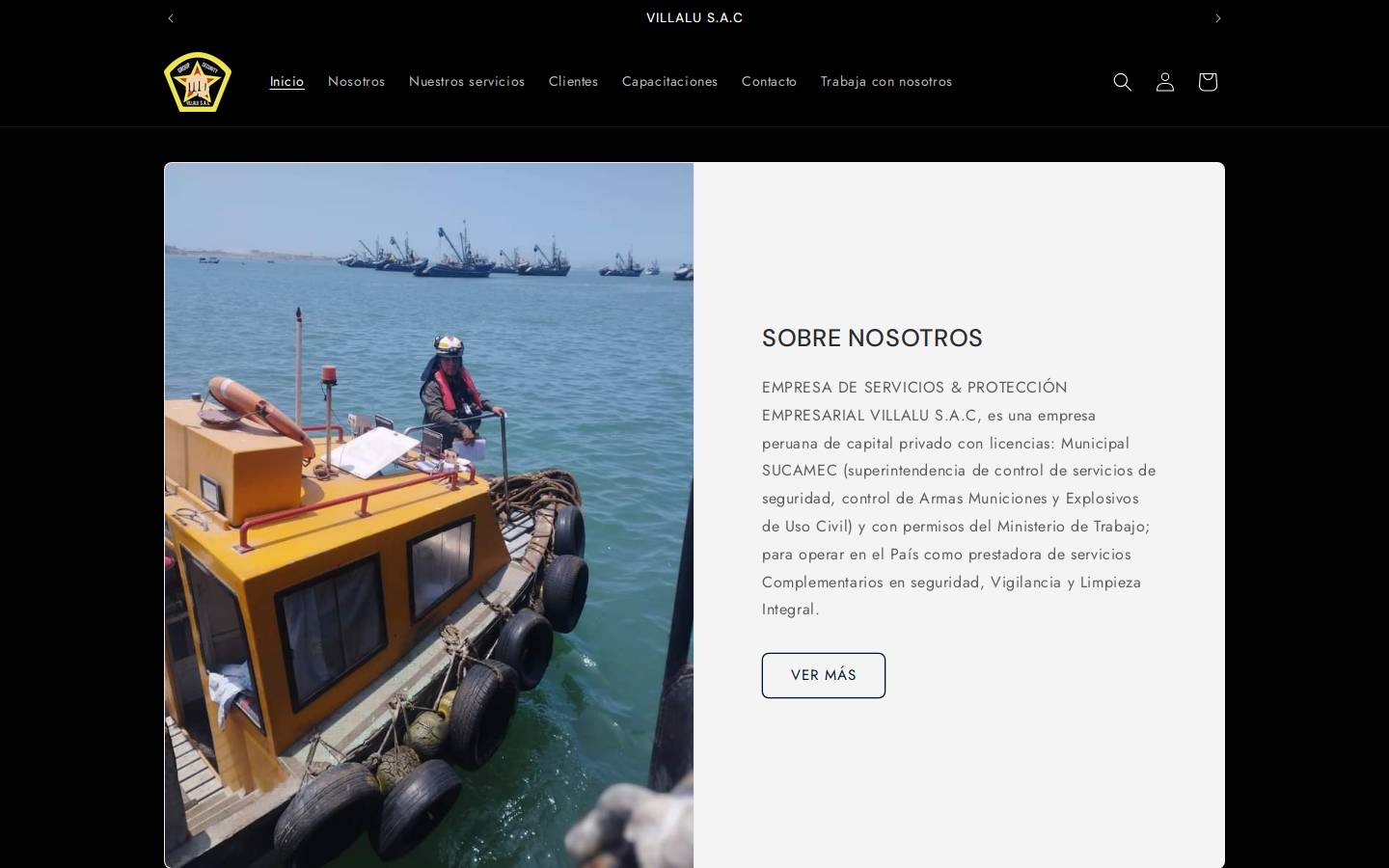 villalusac.com homepage screenshot