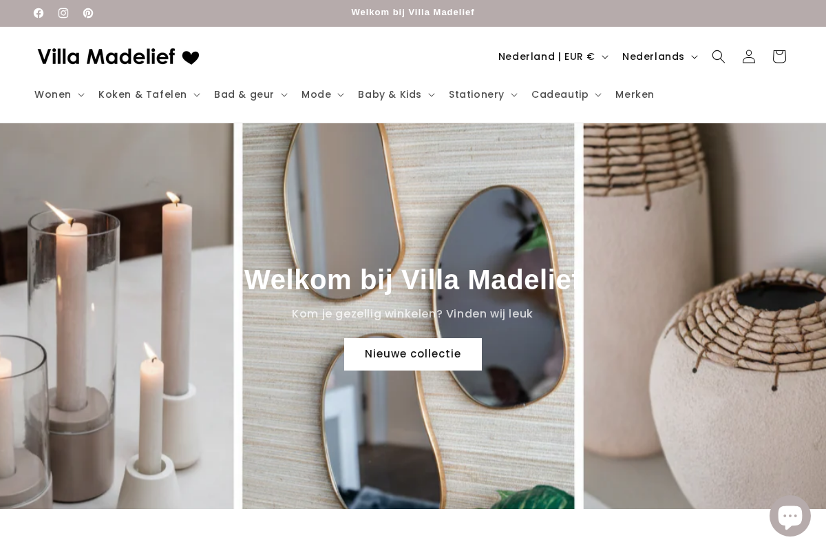 villamadelief.nl homepage screenshot