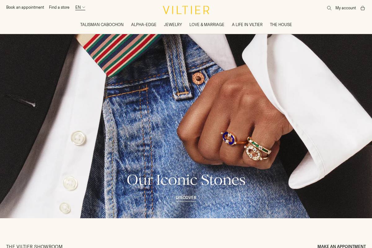 viltier.com homepage screenshot