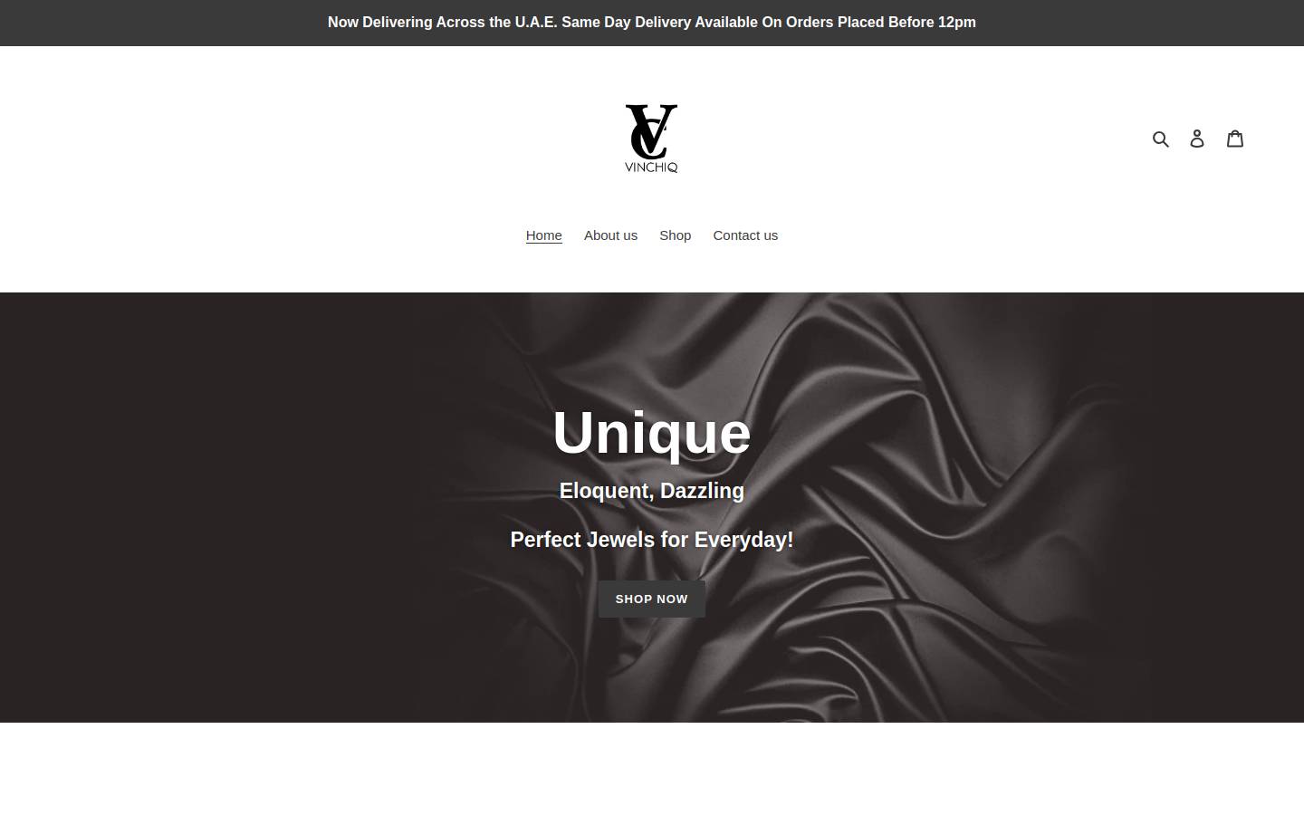 vinchiq.com homepage screenshot