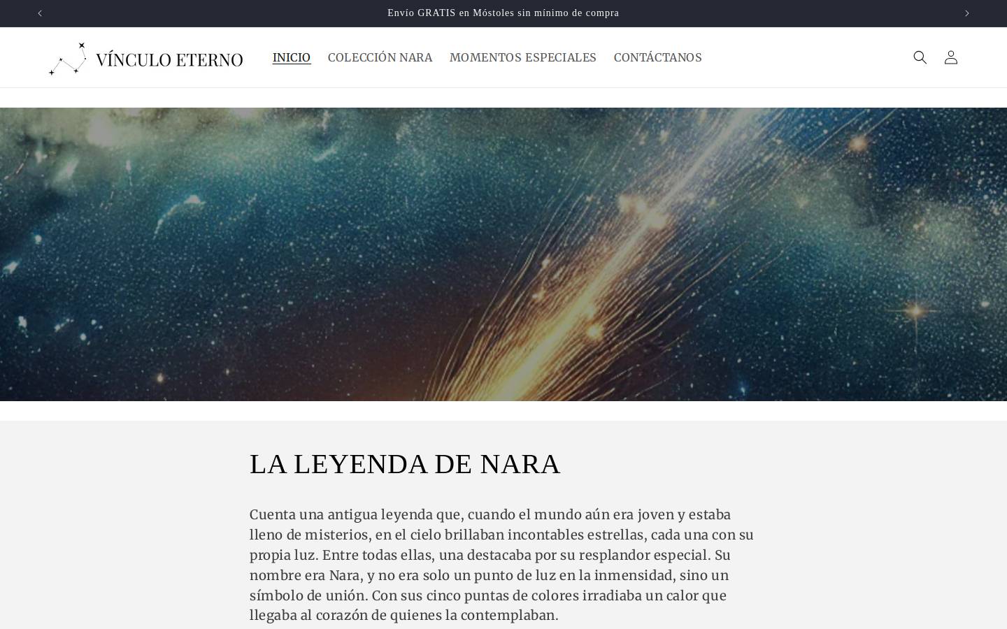 vinculoeterno.com homepage screenshot