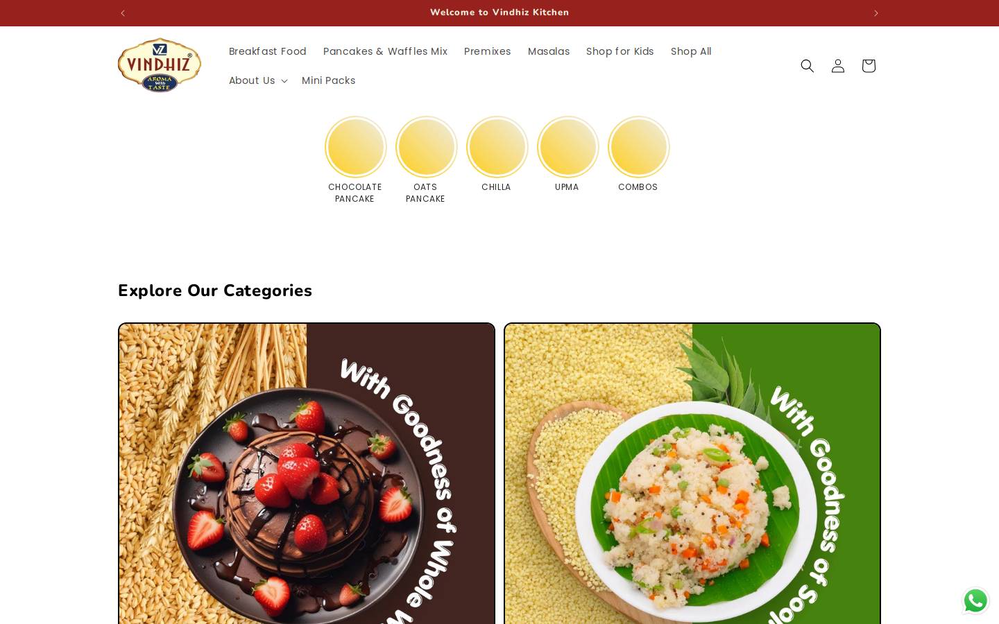 vindhiz.com homepage screenshot