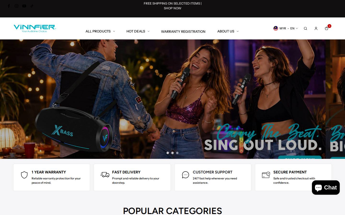 vinnfier.com homepage screenshot
