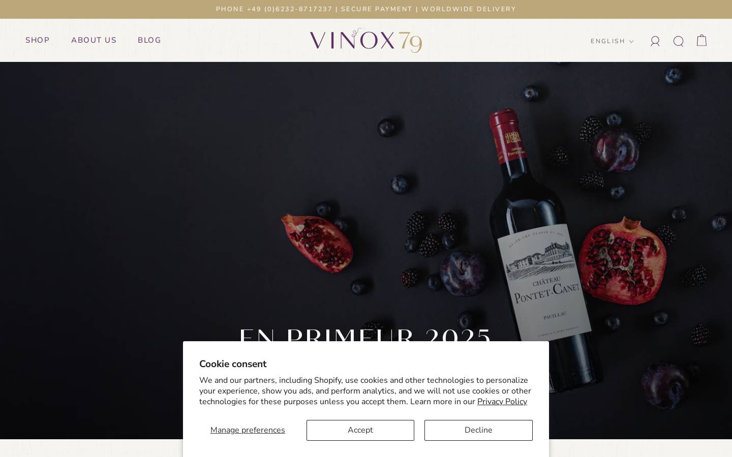 vinox79.de homepage screenshot