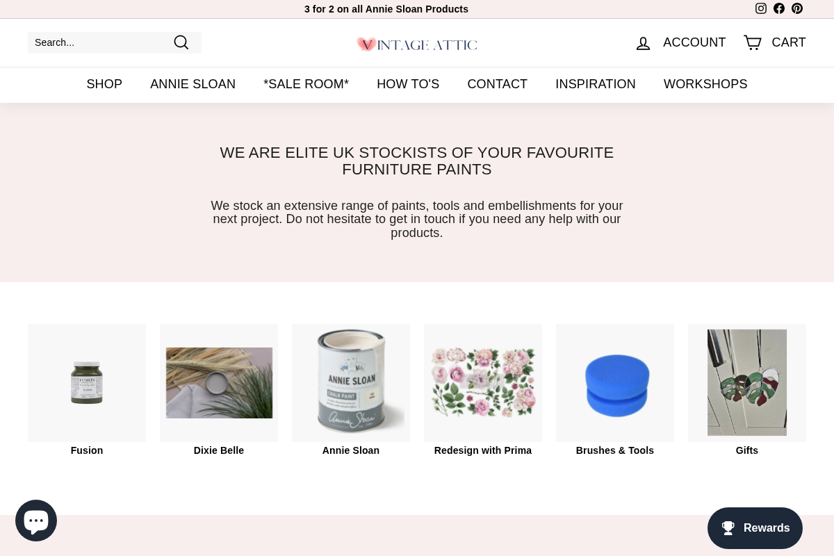 Vintage Attic Sevenoaks homepage screenshot