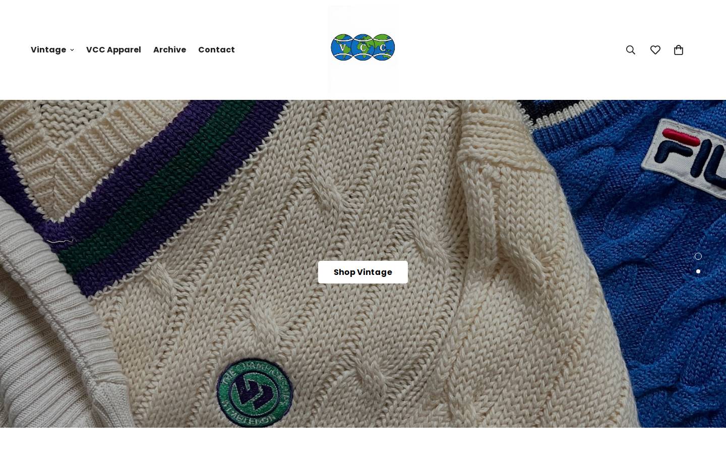 vintagecourtcollection.com homepage screenshot