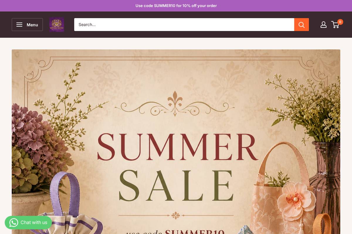vintagevelvetonline.com homepage screenshot