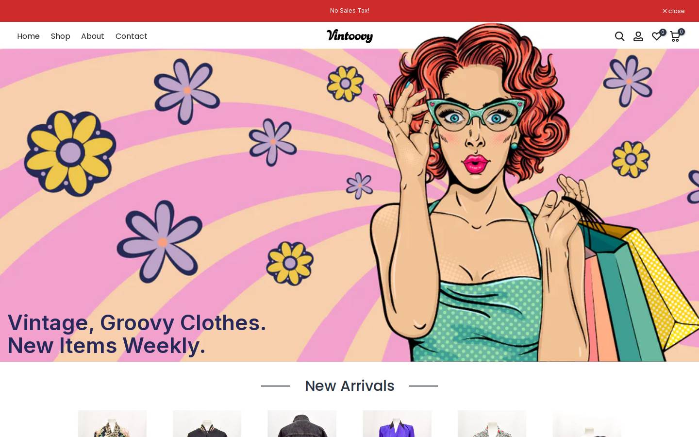 vintoovy.com homepage screenshot