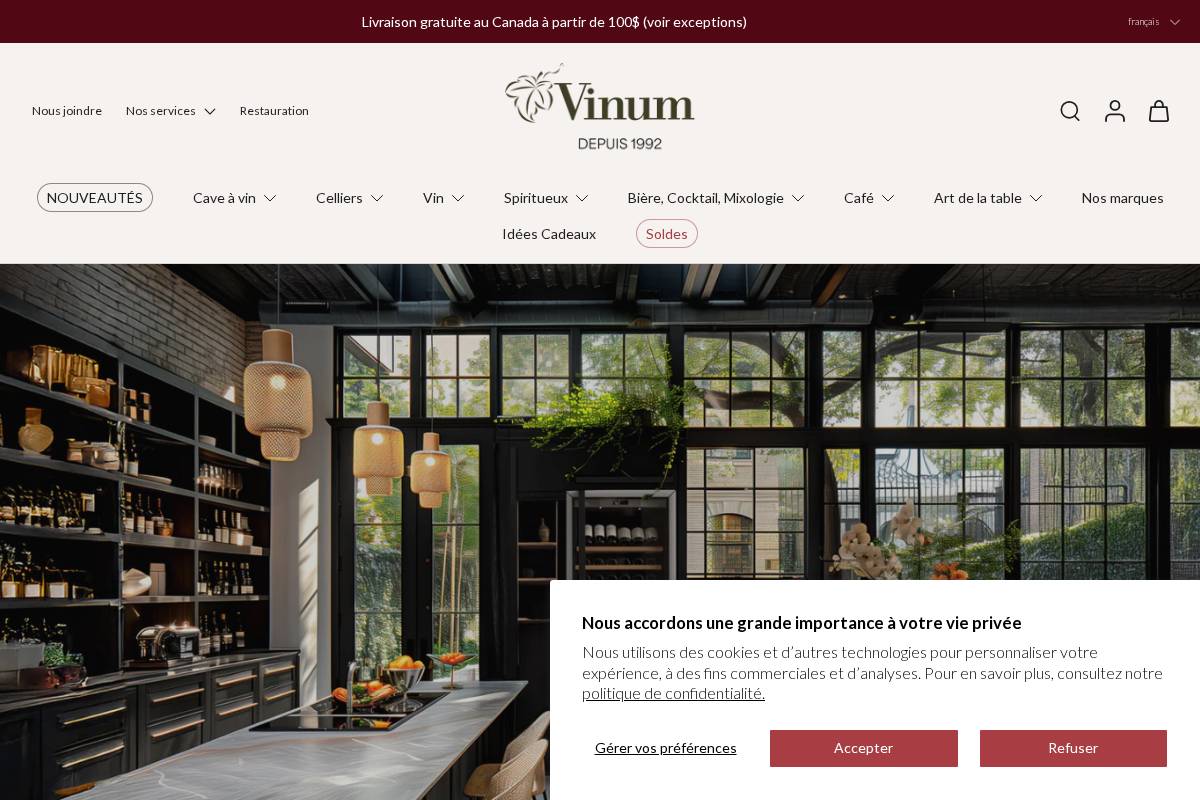 vinumdesign.com homepage screenshot