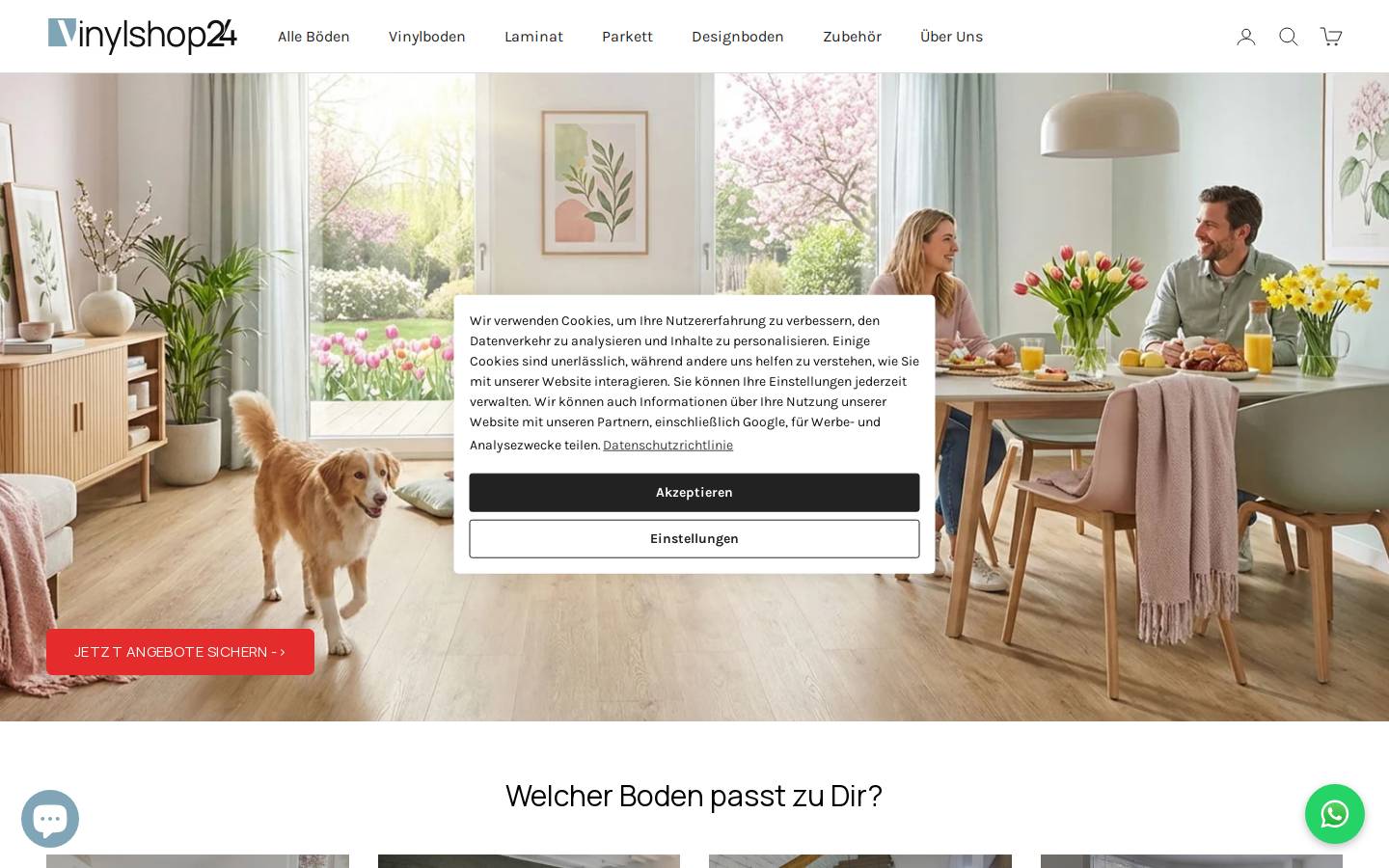 vinylshop24.de homepage screenshot