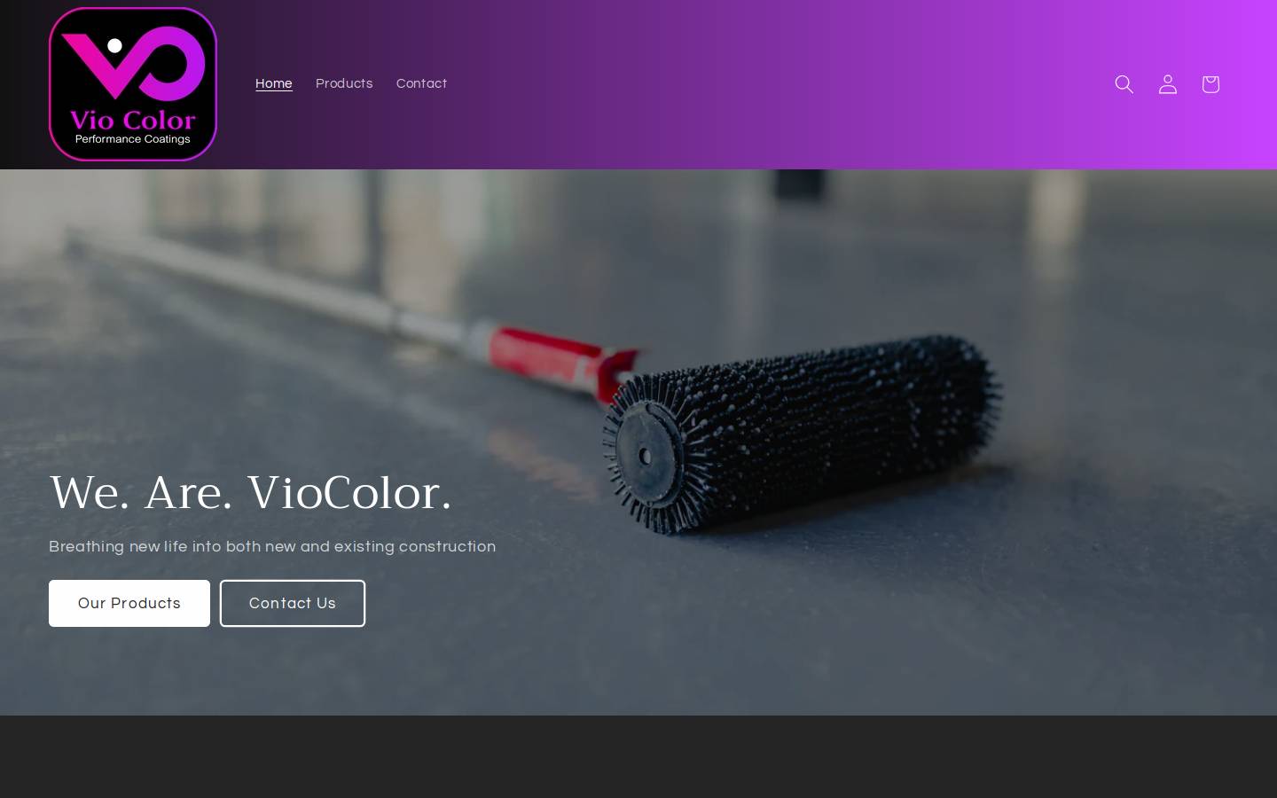 viocolor.com homepage screenshot