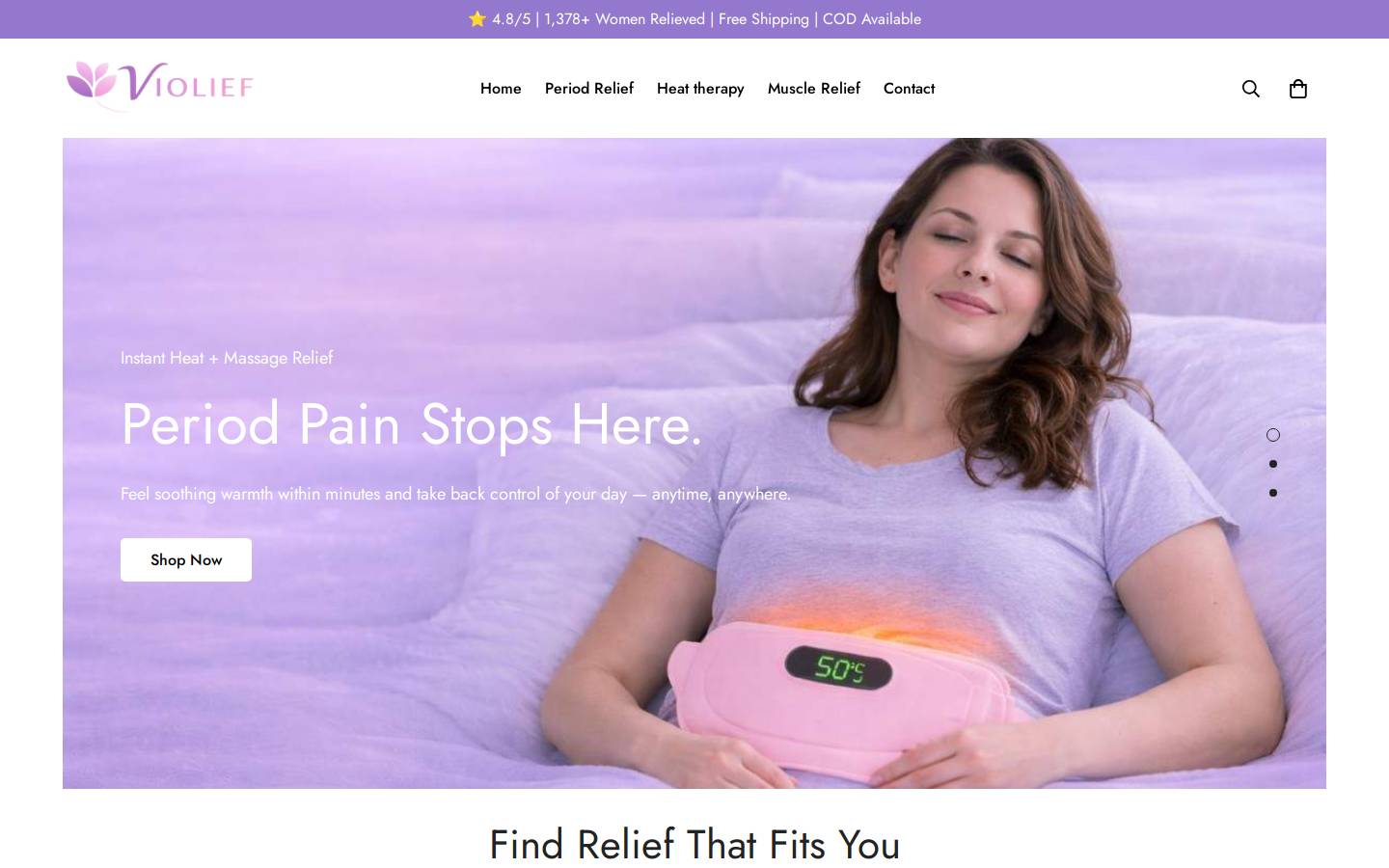 violief.com homepage screenshot
