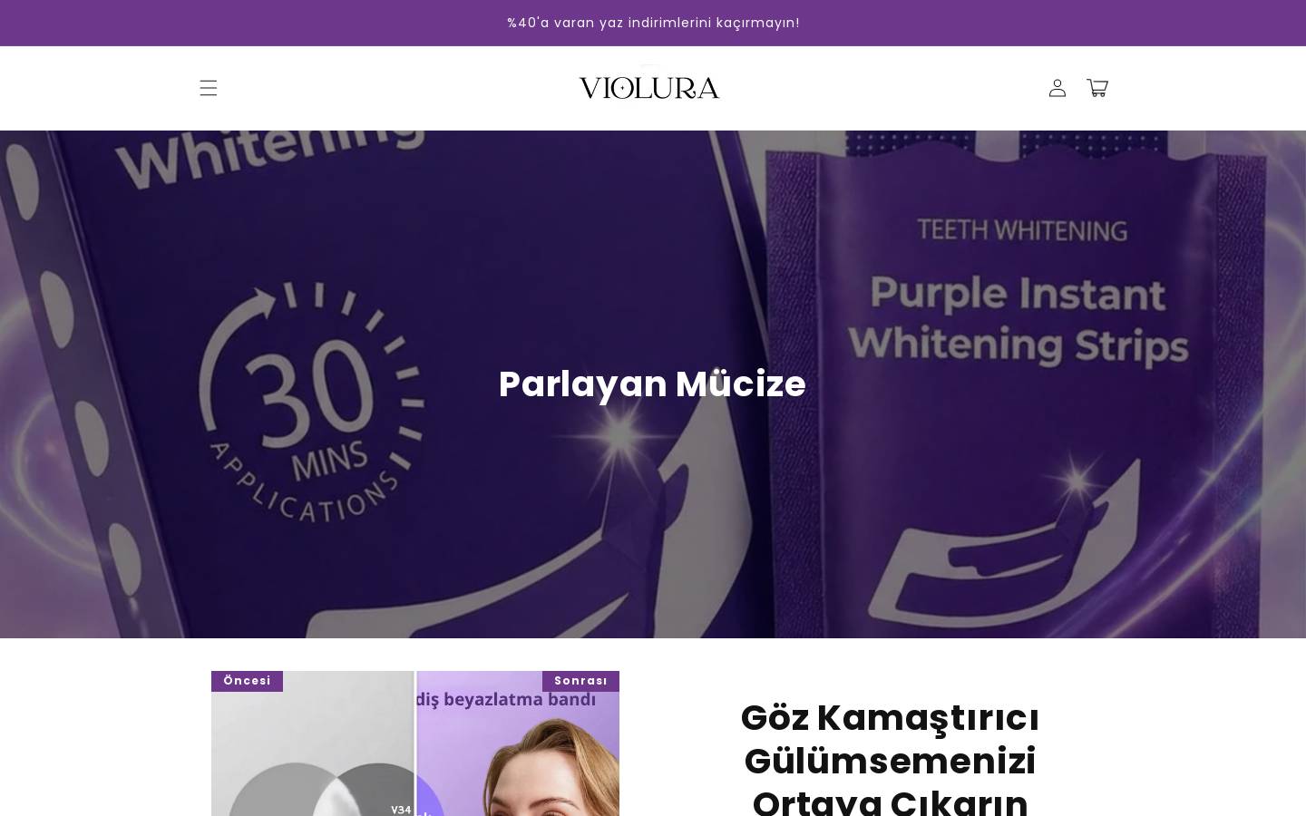 violura.com homepage screenshot