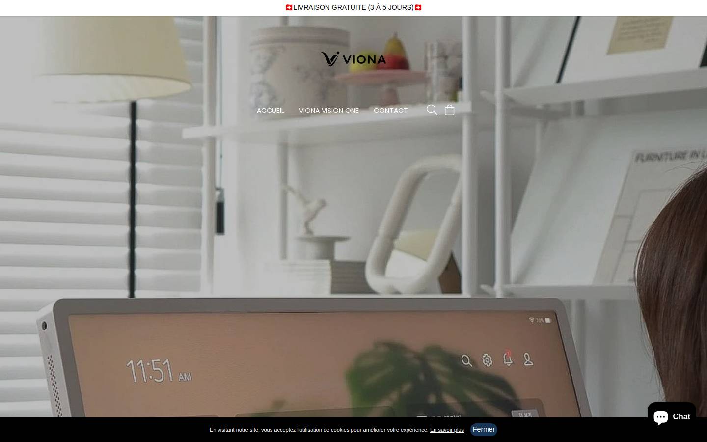 vionahaus.com homepage screenshot