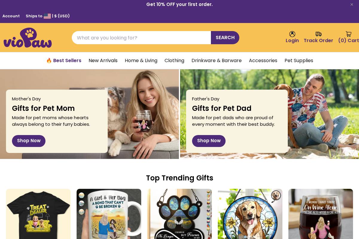 viopaw.com homepage screenshot