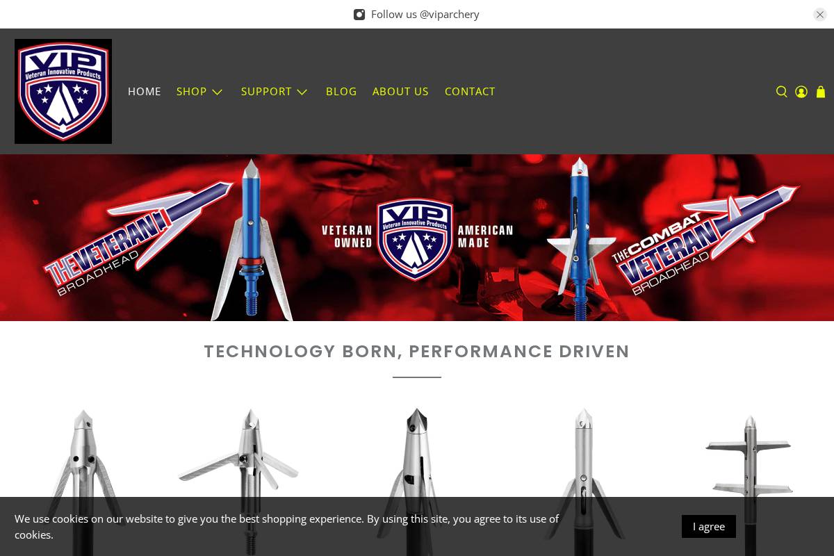 viparchery.com homepage screenshot
