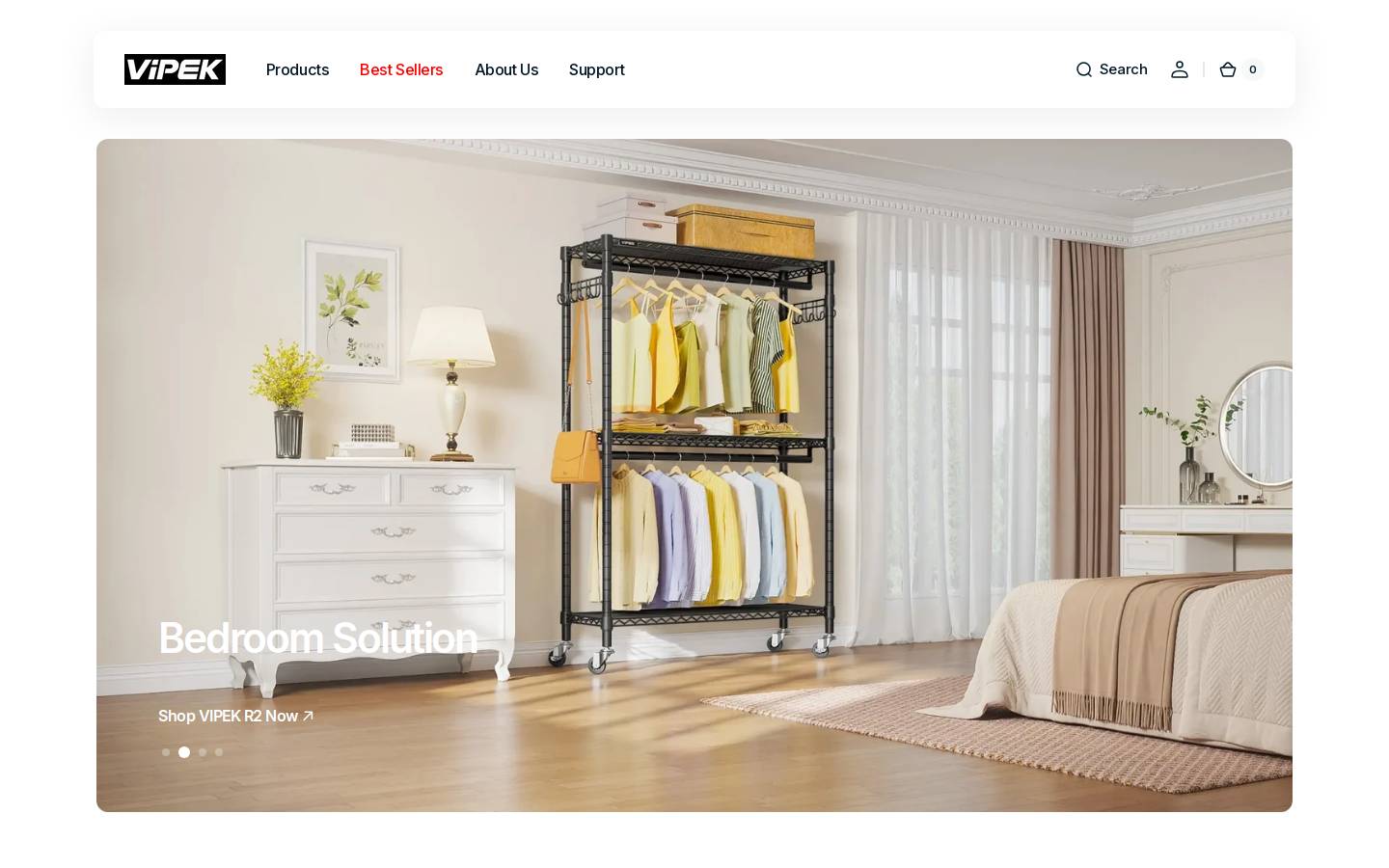 VIPEK homepage screenshot