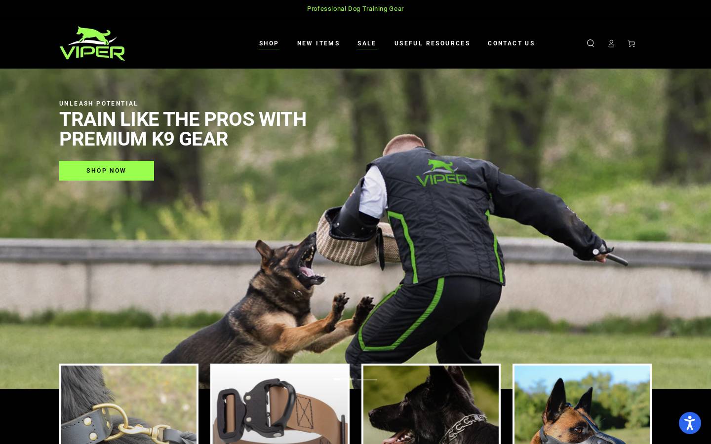 viperk9.com homepage screenshot