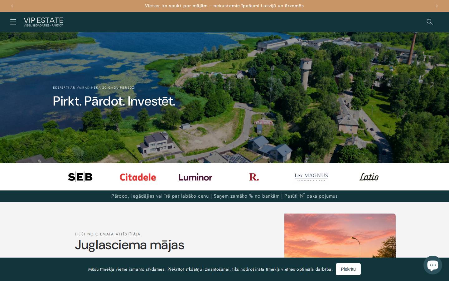 vipestate.eu homepage screenshot