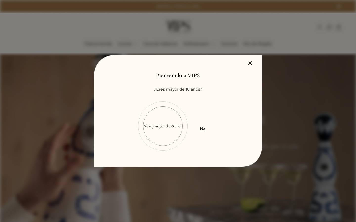 vipsboutique.com homepage screenshot