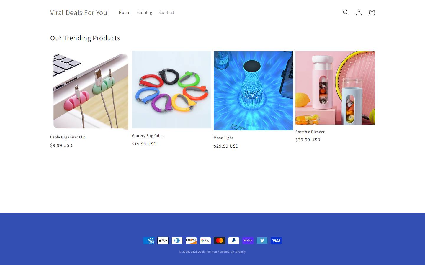 viraldealsforyou.com homepage screenshot