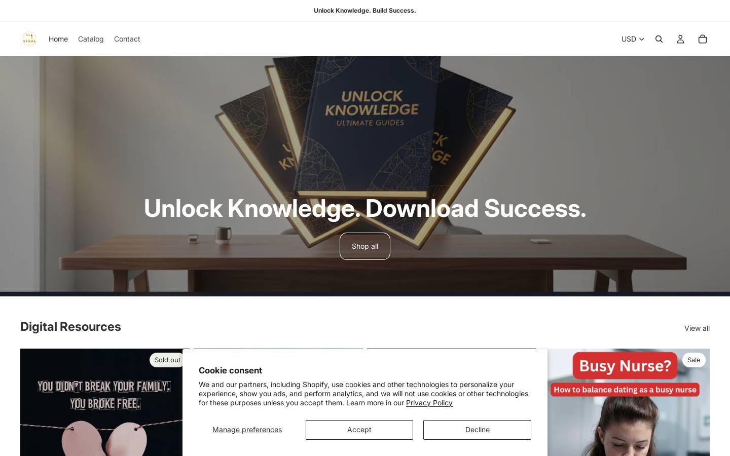 viralpdfguide.com homepage screenshot