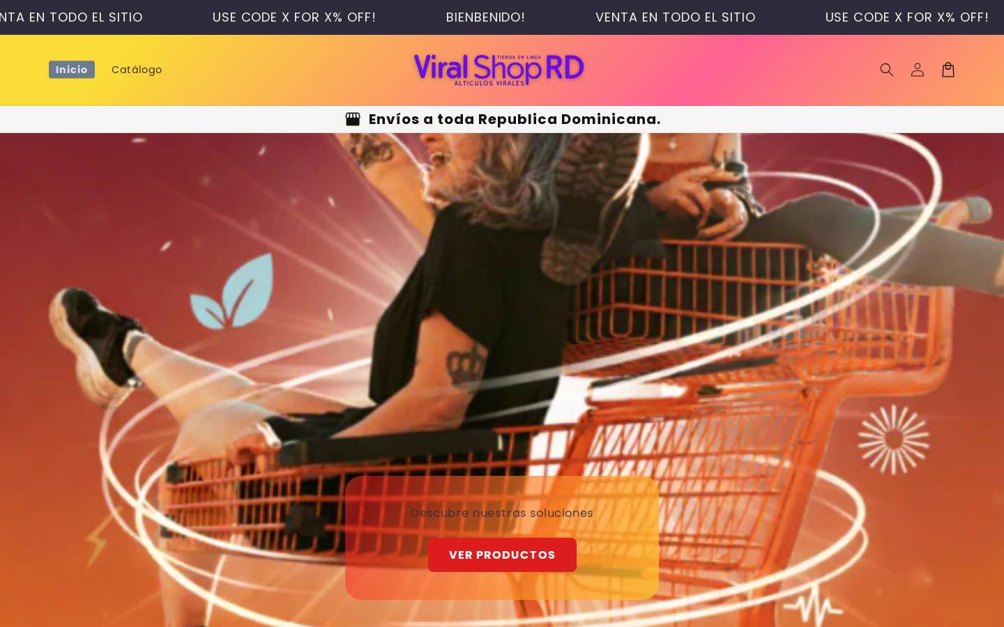 viralshoprepublicadominicana.com homepage screenshot
