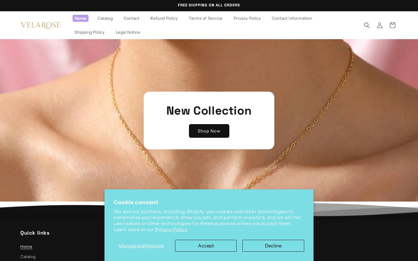 virane.store homepage screenshot