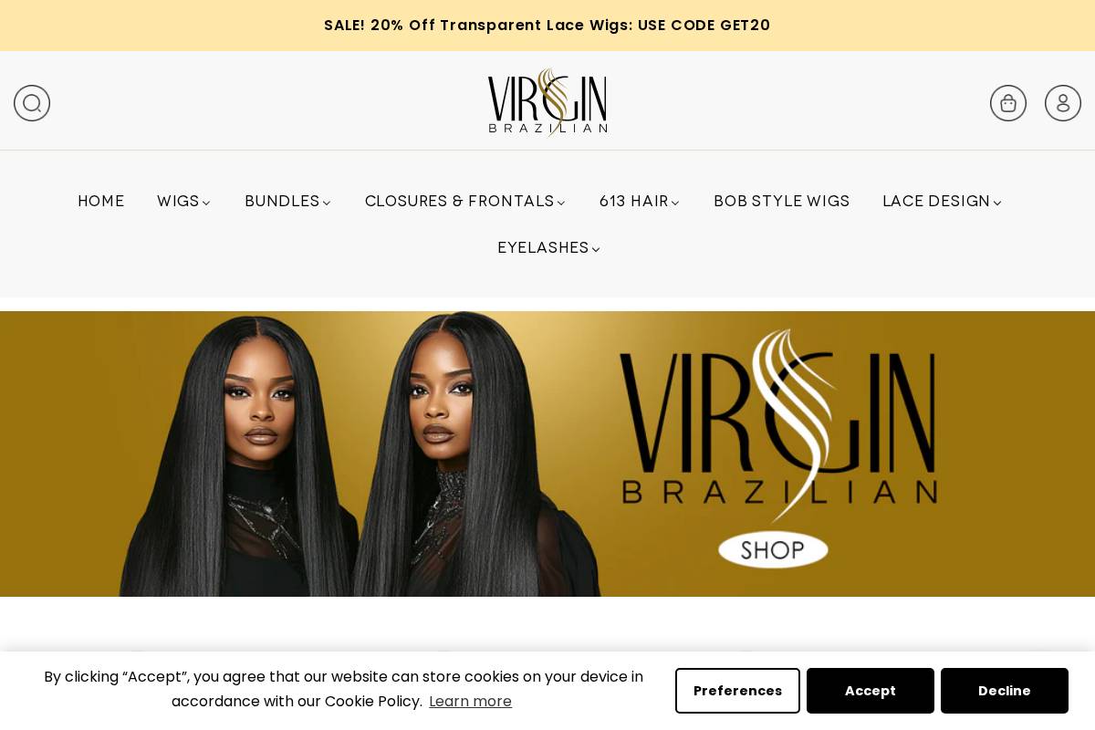 Virginbrazilian homepage screenshot