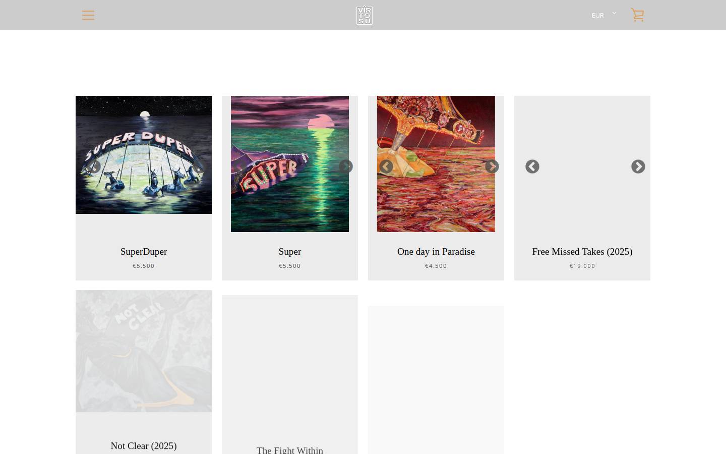 virtosu.com homepage screenshot