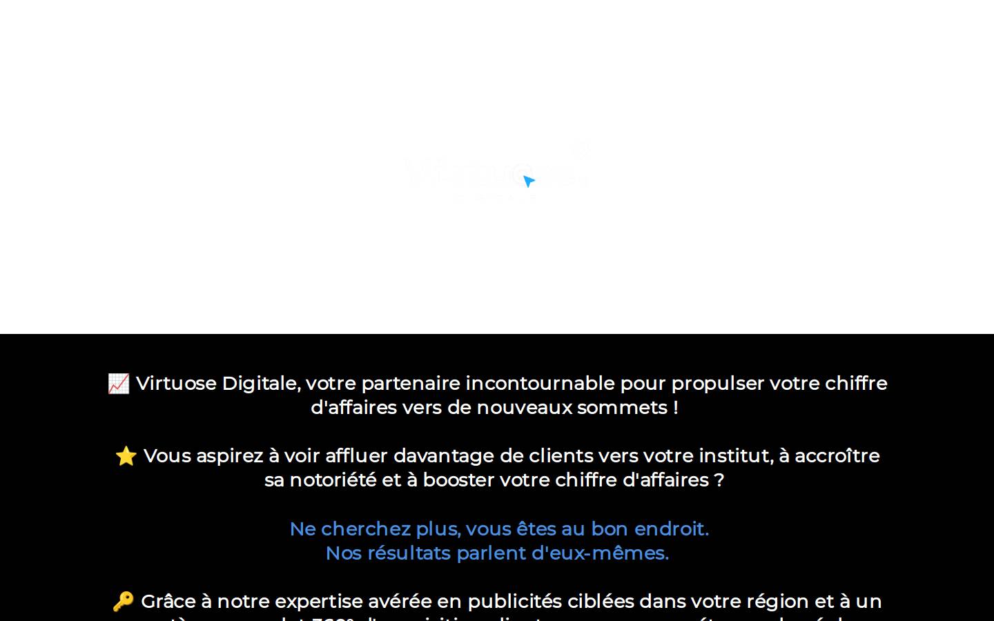 virtuosedigitale.com homepage screenshot