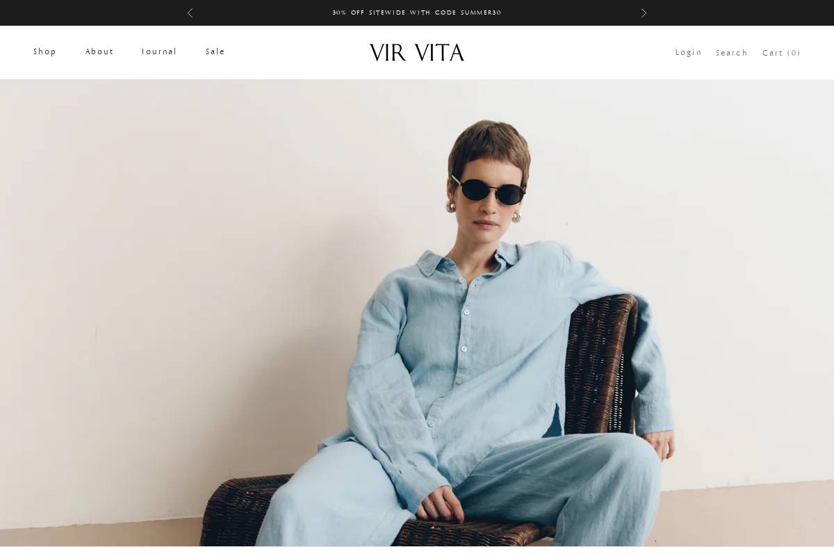 virvita.com homepage screenshot