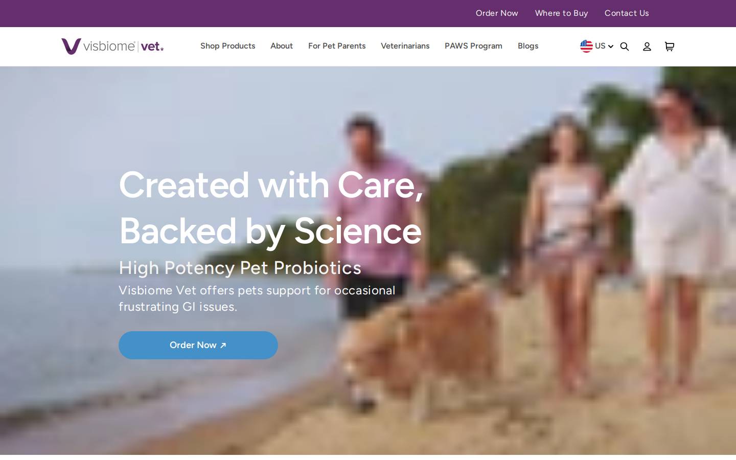 Visbiomevet homepage screenshot
